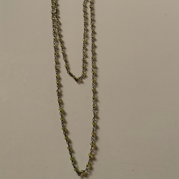 Chan Luu Mystic Matt black Bead Long Necklace